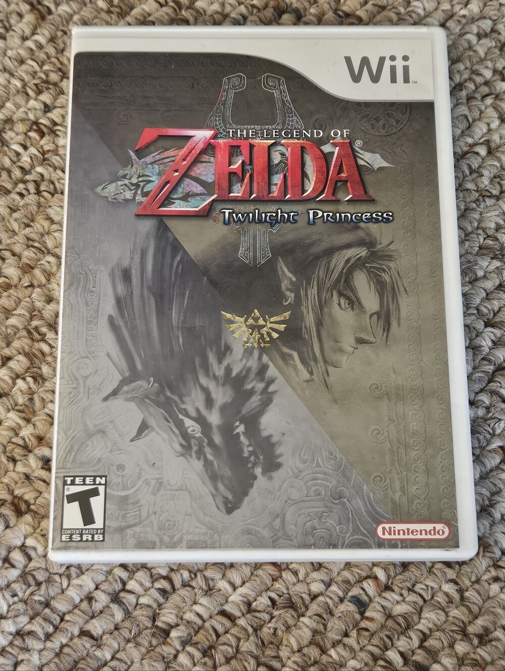 Legend Of Zelda Twilight Princess Nintendo Wii Case And Manual Only